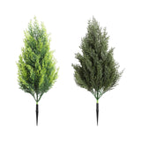 Maxbell Garden Artificial Plant Stake Reusable Fake Plants for Pathway Balcony Porch Two Color