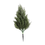 Maxbell Garden Artificial Plant Stake Reusable Fake Plants for Pathway Balcony Porch Single Color