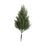 Maxbell Garden Artificial Plant Stake Reusable Fake Plants for Pathway Balcony Porch Single Color