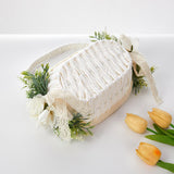 Maxbell Wedding Basket Handheld Elegant Rustic Decoration for Picnic Household Bride