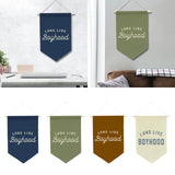 Maxbell Long Live Boyhood Banner Easy to Hang Wall Decor for Party Kids Room Nursery Blue