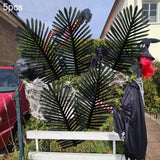 Maxbell Artificial Leaves Flower Arrangement DIY Decoration for Party Wedding Garden 5pcs 64.5cm