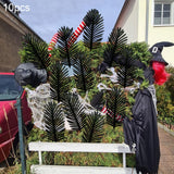 Maxbell Artificial Leaves Flower Arrangement DIY Decoration for Party Wedding Garden 10pcs 49.5cm