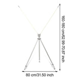 Maxbell Poster Stand for Display Advertising Sign Holder for Trade Mall Wedding Sign White Rod