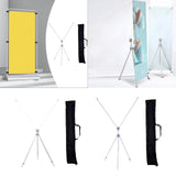 Maxbell Poster Stand for Display Advertising Sign Holder for Trade Mall Wedding Sign White Rod