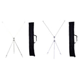 Maxbell Poster Stand for Display Advertising Sign Holder for Trade Mall Wedding Sign White Rod