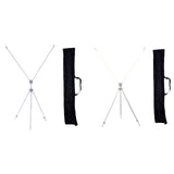 Maxbell Poster Stand for Display Advertising Sign Holder for Trade Mall Wedding Sign White Rod
