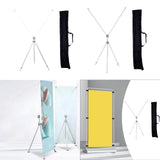 Maxbell Poster Stand for Display Advertising Sign Holder for Trade Mall Wedding Sign White Rod