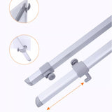 Maxbell Poster Stand for Display Advertising Sign Holder for Trade Mall Wedding Sign White Rod