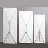 Maxbell Poster Stand for Display Advertising Sign Holder for Trade Mall Wedding Sign White Rod