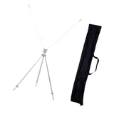 Maxbell Poster Stand for Display Advertising Sign Holder for Trade Mall Wedding Sign White Rod