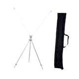 Maxbell Poster Stand for Display Advertising Sign Holder for Trade Mall Wedding Sign White Rod