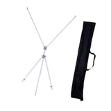 Maxbell Poster Stand for Display Advertising Sign Holder for Trade Mall Wedding Sign Silver Rod