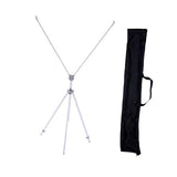 Maxbell Poster Stand for Display Advertising Sign Holder for Trade Mall Wedding Sign Silver Rod