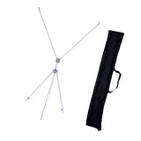 Maxbell Poster Stand for Display Advertising Sign Holder for Trade Mall Wedding Sign Silver Rod