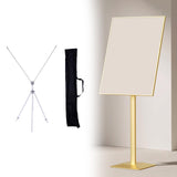 Maxbell Poster Stand for Display Advertising Sign Holder for Trade Mall Wedding Sign Silver Rod
