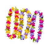 Maxbell 3 Pieces Hawaiian Leis Beach Supplies Flower Lei for Vacation Wedding Summer