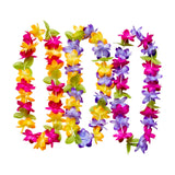 Maxbell 3 Pieces Hawaiian Leis Beach Supplies Flower Lei for Vacation Wedding Summer