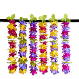 Maxbell 3 Pieces Hawaiian Leis Beach Supplies Flower Lei for Vacation Wedding Summer