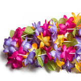Maxbell 3 Pieces Hawaiian Leis Beach Supplies Flower Lei for Vacation Wedding Summer