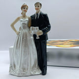 Maxbell Wedding Cake Topper Gift Desktop Ornament for Anniversaries Engagement Party