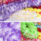 Maxbell Hawaiian Leis Set Wreath Outdoor Pool Summer Dance Artificial Flower Garland White