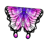 Maxbell Butterfly Cape Gift Dress up for Themed Party Role Playing Stage Performance Light Purple