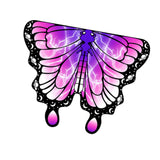 Maxbell Butterfly Cape Gift Dress up for Themed Party Role Playing Stage Performance Light Purple