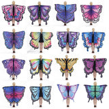 Maxbell Butterfly Cape Gift Dress up for Themed Party Role Playing Stage Performance Green