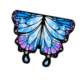 Maxbell Butterfly Cape Gift Dress up for Themed Party Role Playing Stage Performance Blue Purple