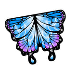 Maxbell Butterfly Cape Gift Dress up for Themed Party Role Playing Stage Performance Blue Purple