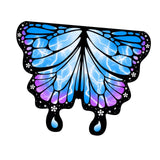Maxbell Butterfly Cape Gift Dress up for Themed Party Role Playing Stage Performance Blue Purple
