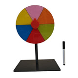 Maxbell Table Prize Turntable Tabletop Fortune Wheel for Pub Teaching Activity Props 6 Grids
