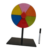 Maxbell Table Prize Turntable Tabletop Fortune Wheel for Pub Teaching Activity Props 6 Grids