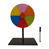 Maxbell Table Prize Turntable Tabletop Fortune Wheel for Pub Teaching Activity Props 6 Grids