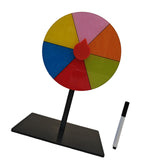 Maxbell Table Prize Turntable Tabletop Fortune Wheel for Pub Teaching Activity Props 6 Grids