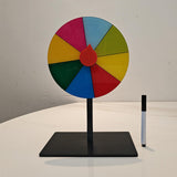 Maxbell Table Prize Turntable Tabletop Fortune Wheel for Pub Teaching Activity Props 8 Grids