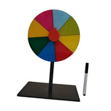 Maxbell Table Prize Turntable Tabletop Fortune Wheel for Pub Teaching Activity Props 8 Grids