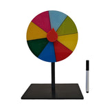 Maxbell Table Prize Turntable Tabletop Fortune Wheel for Pub Teaching Activity Props 8 Grids