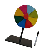Maxbell Table Prize Turntable Tabletop Fortune Wheel for Pub Teaching Activity Props 8 Grids