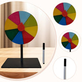 Maxbell Table Prize Turntable Tabletop Fortune Wheel for Pub Teaching Activity Props 8 Grids