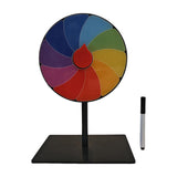 Maxbell Table Prize Turntable Tabletop Fortune Wheel for Pub Teaching Activity Props 10 Grids