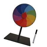 Maxbell Table Prize Turntable Tabletop Fortune Wheel for Pub Teaching Activity Props 10 Grids
