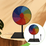 Maxbell Table Prize Turntable Tabletop Fortune Wheel for Pub Teaching Activity Props 10 Grids