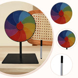 Maxbell Table Prize Turntable Tabletop Fortune Wheel for Pub Teaching Activity Props 10 Grids