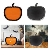 Maxbell Pumpkin Shaped Letter Board Felt Message Bulletin Board for Party Home Decor orange