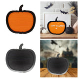 Maxbell Pumpkin Shaped Letter Board Felt Message Bulletin Board for Party Home Decor orange