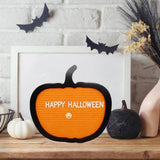 Maxbell Pumpkin Shaped Letter Board Felt Message Bulletin Board for Party Home Decor orange