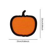 Maxbell Pumpkin Shaped Letter Board Felt Message Bulletin Board for Party Home Decor orange