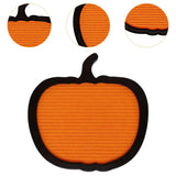 Maxbell Pumpkin Shaped Letter Board Felt Message Bulletin Board for Party Home Decor orange